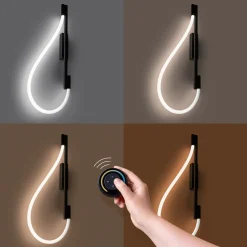 Wandlamp Galakse Zwart LED 2700-6500K - Giga Meubel