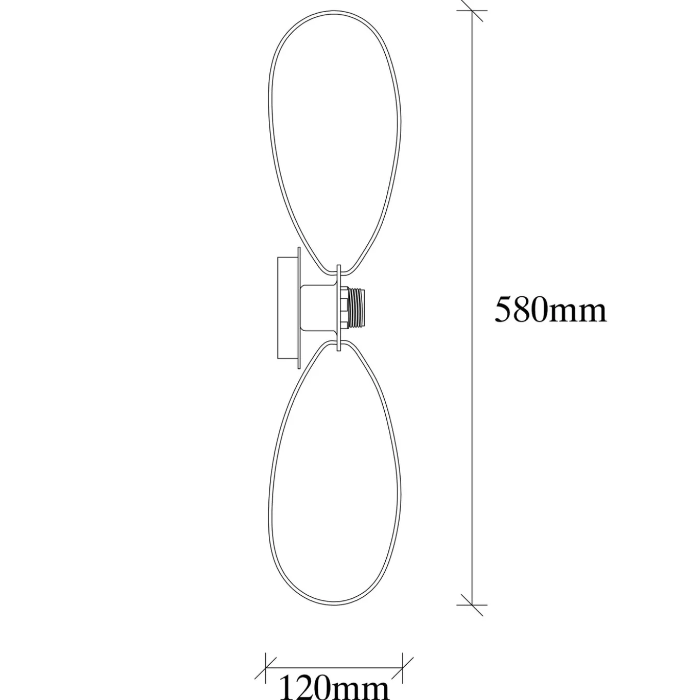 Wandlamp Hemdem Zwart
