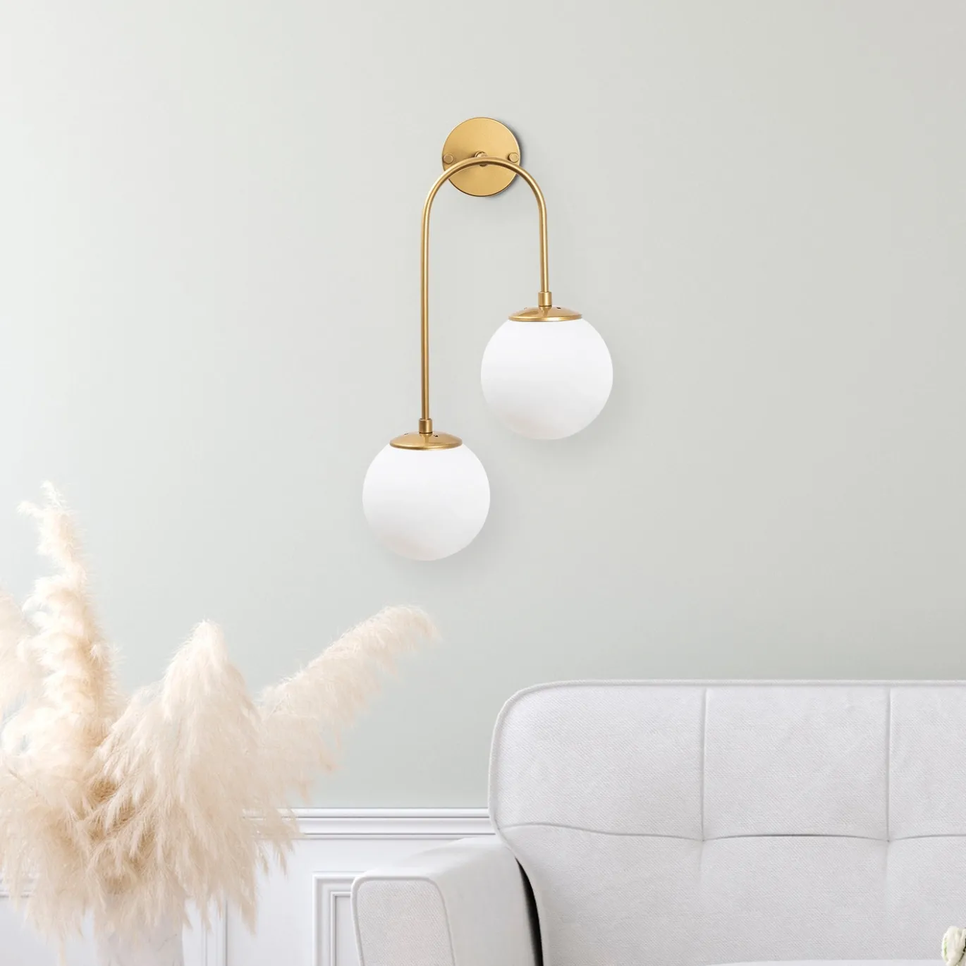 Wandlamp Jewel Goud 2-Lichts