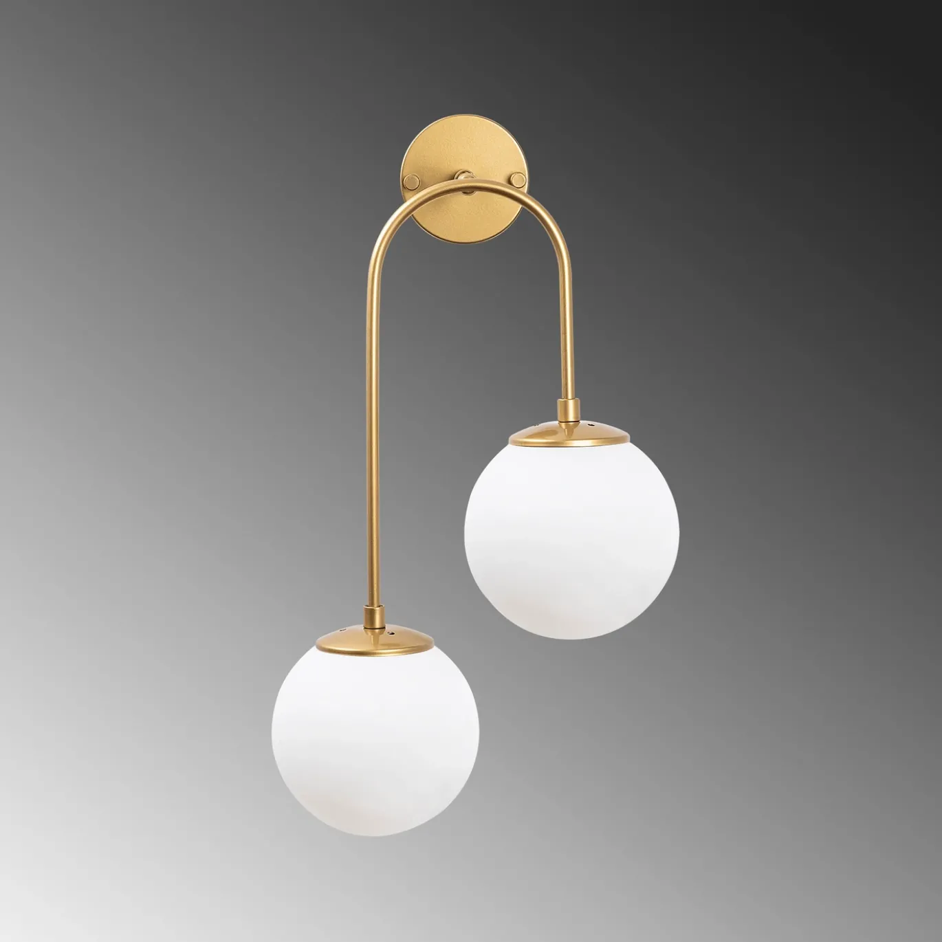 Wandlamp Jewel Goud 2-Lichts