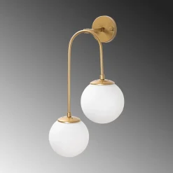 Wandlamp Jewel Goud 2-Lichts