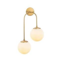 Wandlamp Jewel Goud 2-Lichts