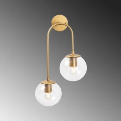 Wandlamp Jewel 2-Lichts Shiny Goud