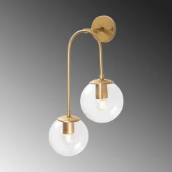 Wandlamp Jewel 2-Lichts Shiny Goud