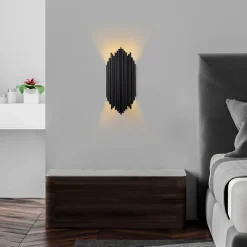Wandlamp Kara Zwart