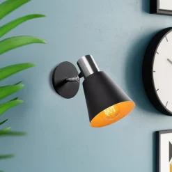 Wandlamp Kem Zwart