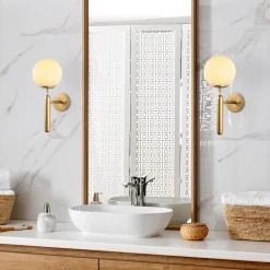 Wandlamp King Goud
