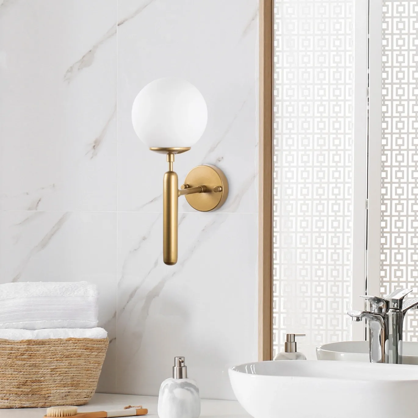Wandlamp King Goud