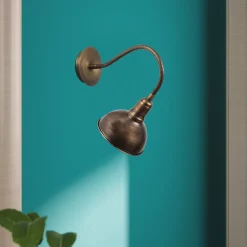 Wandlamp Kumluca Brons