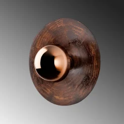 Wandlamp Kurt Koper Ø38cm
