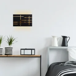 Wandlamp Kurtulus Zwart