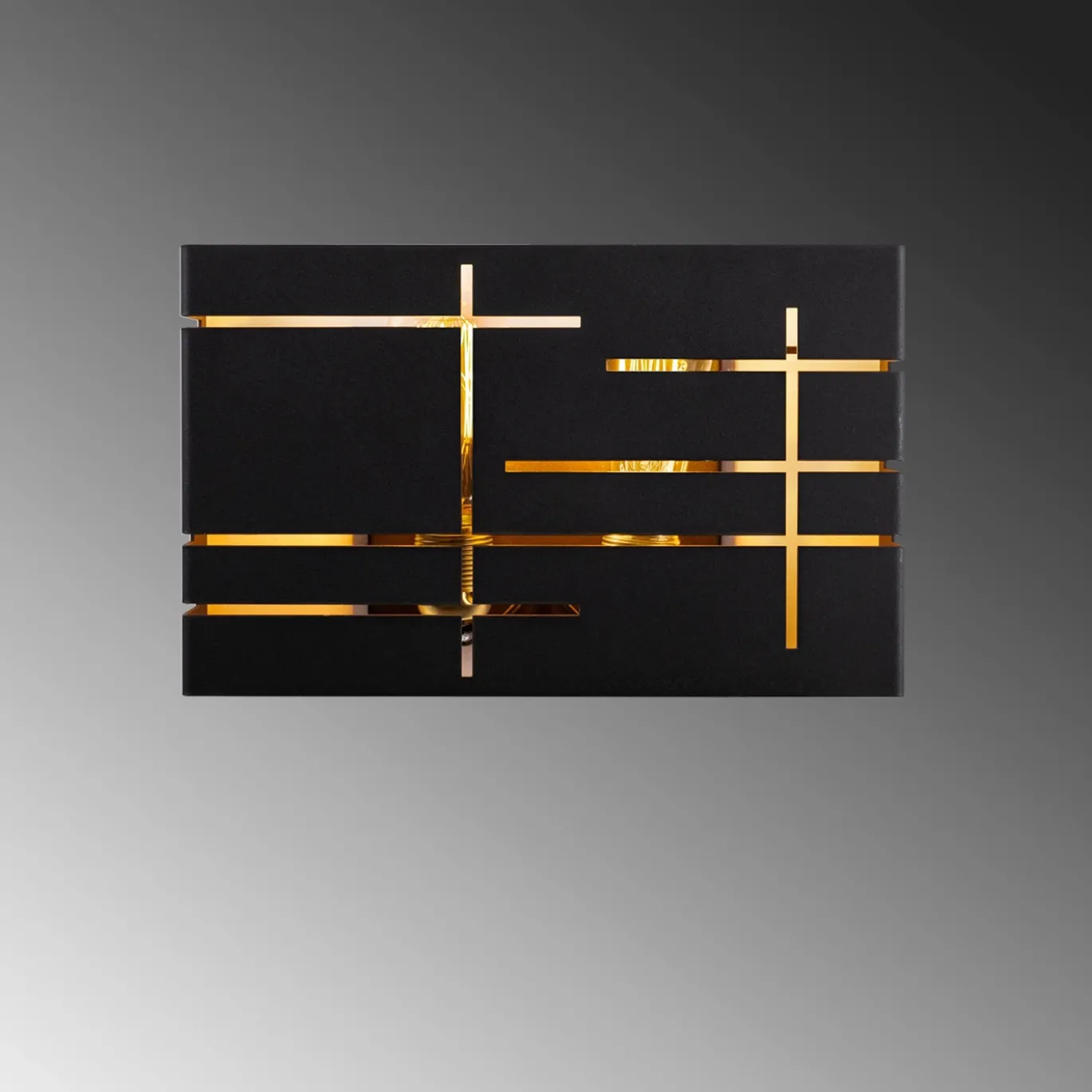 Wandlamp Kurtulus Zwart