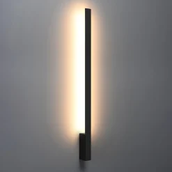 Wandlamp Lahti L Zwart 3000K - Giga Meubel