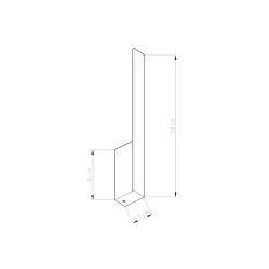 Wandlamp Lahti S Goud 3000K - Giga Meubel