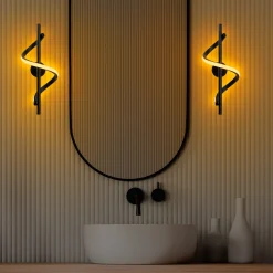 Wandlamp Likma Zwart