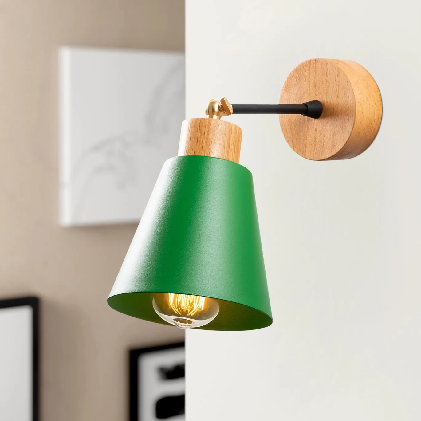 Wandlamp Manavgat Groen