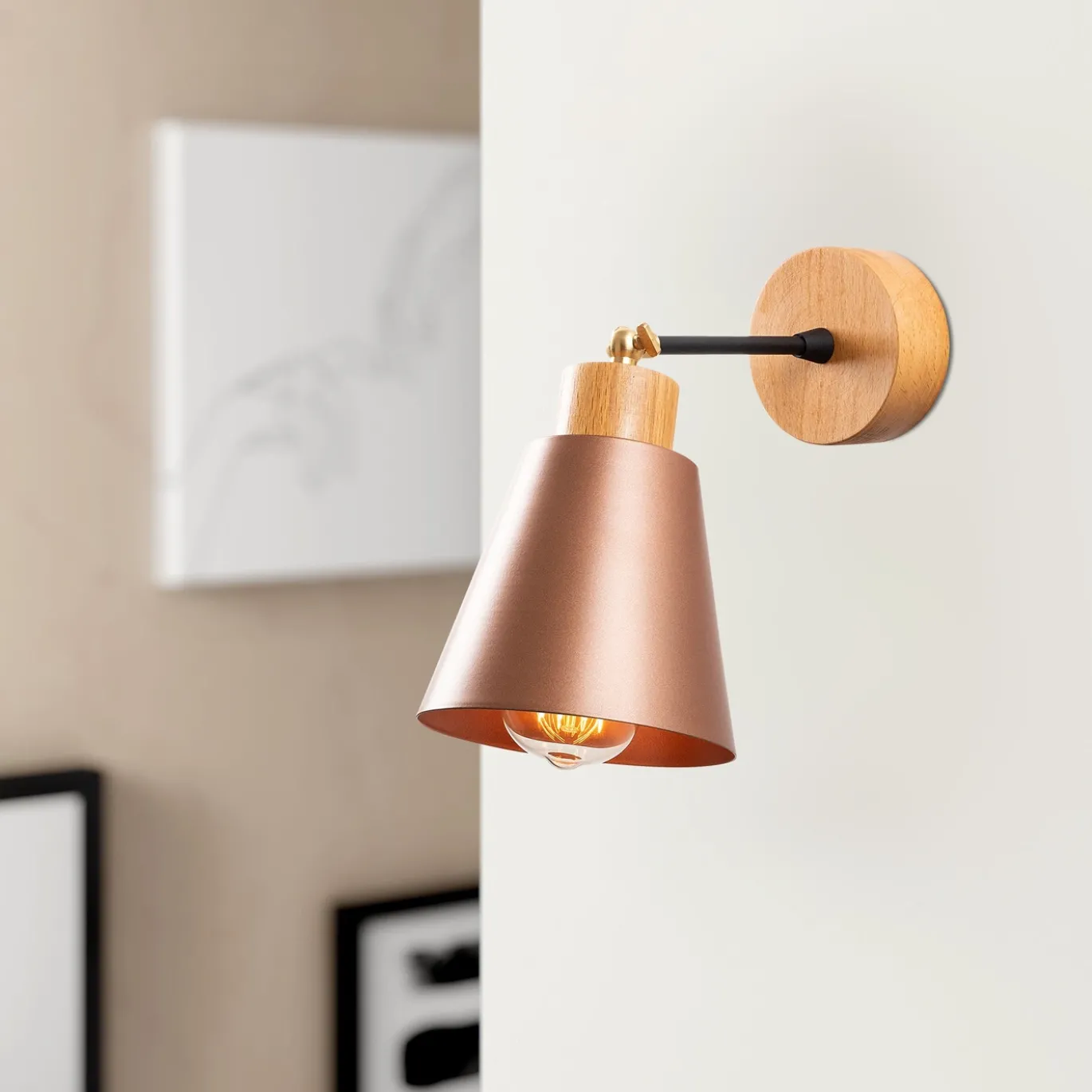 Wandlamp Manavgat Koper
