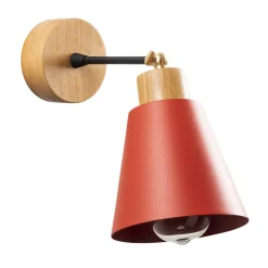 Wandlamp Manavgat Rood