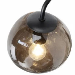 Wandlamp Mats 1-Lichts Smoke Glas - Giga Meubel