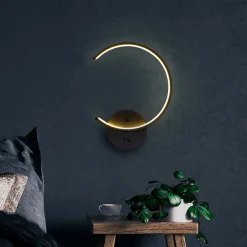 Wandlamp Moon Zwart