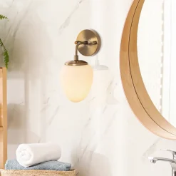 Wandlamp Nis Brass