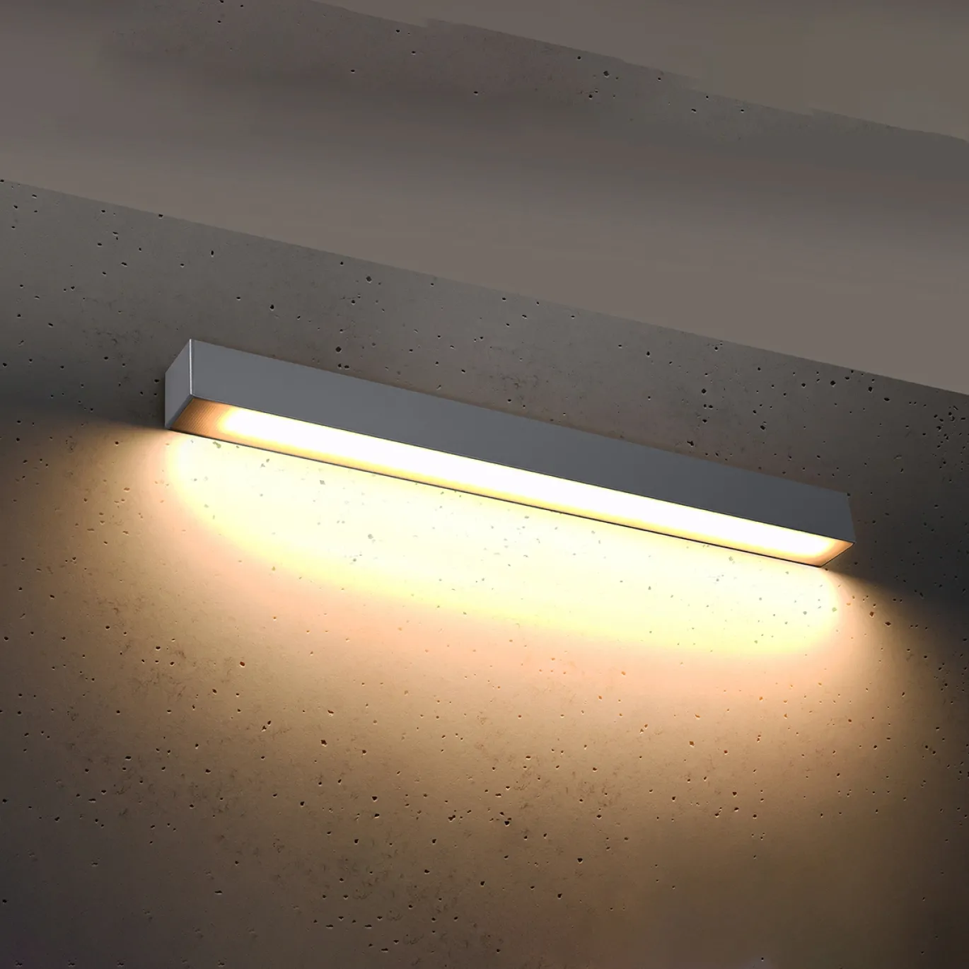 Wandlamp Pinne Grijs 3000K 67cm - Giga Meubel