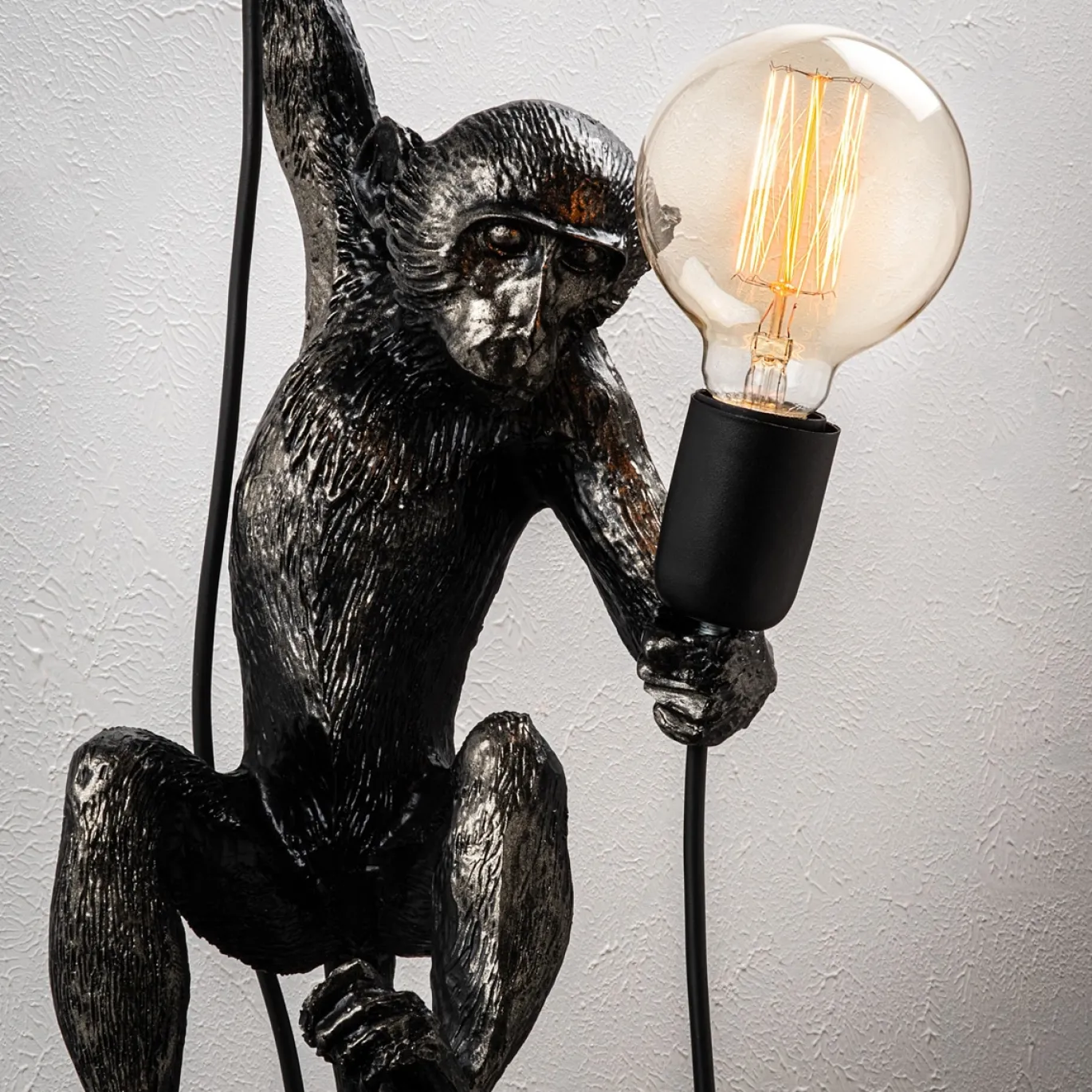 Wandlamp Singe Zwart