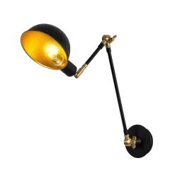 Wandlamp Sivani Zwart