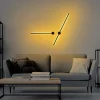 Wandlamp Sword Dual Zwart 91cm