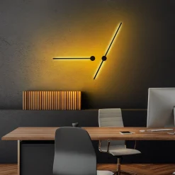 Wandlamp Sword Dual Zwart 91cm