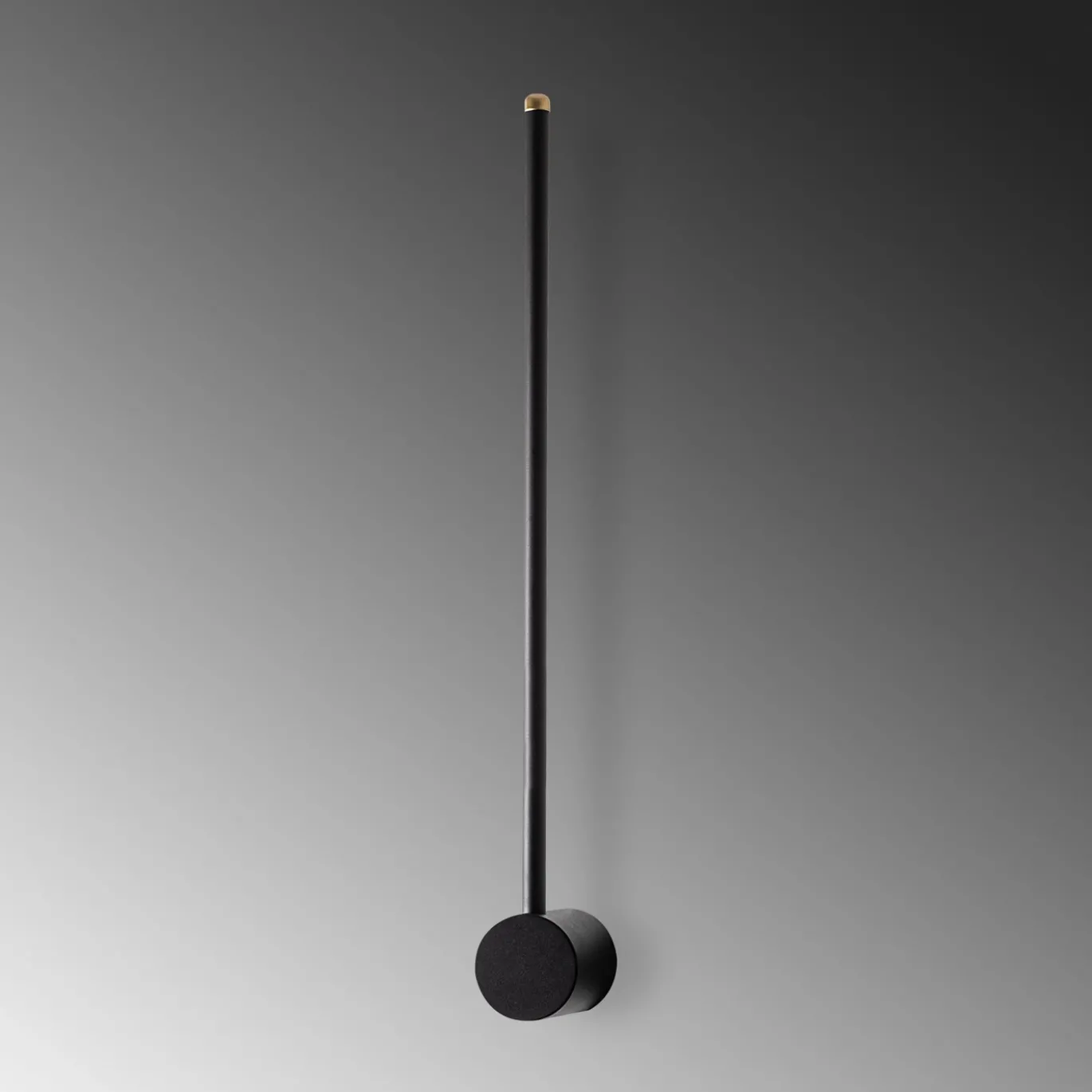 Wandlamp Sword Zwart 62cm