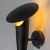 Wandlamp The Britt Zwart/Messing - Giga Meubel