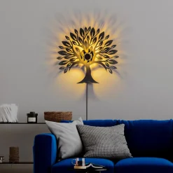 Wandlamp Tree Zwart