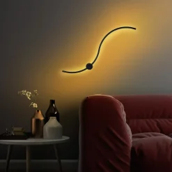 Wandlamp Uyan Zwart