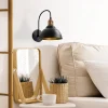 Wandlamp Varzan Zwart