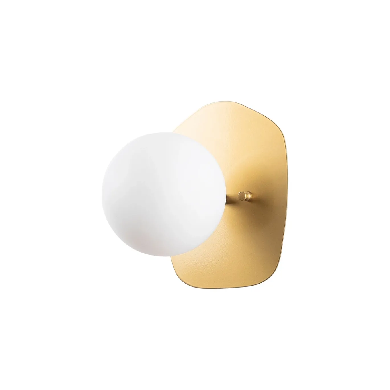 Wandlamp Well Goud/Wit