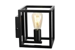 Wandlamp Wes 1-Lichts Zwart - Giga Meubel