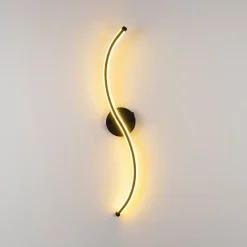 Wandlamp Yilan Zwart