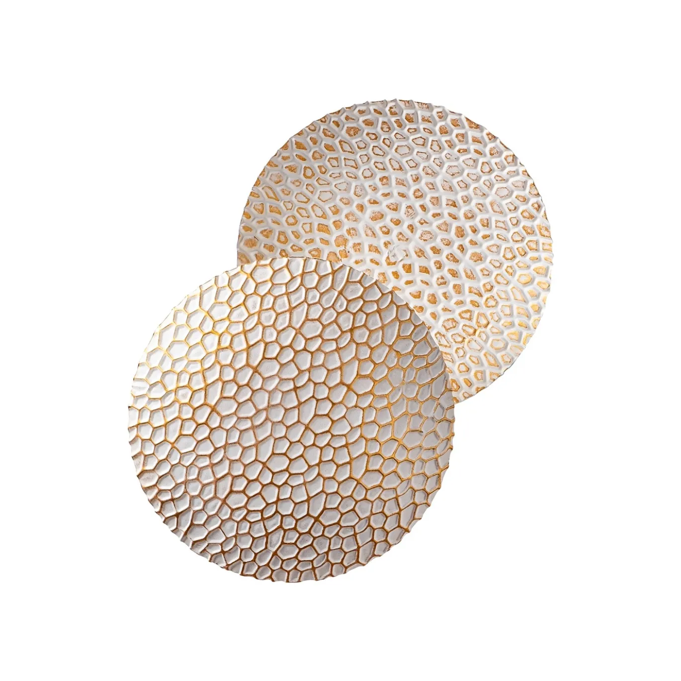 Wandlamp Yosma Cell Wit/Goud