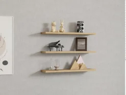 Wandplank Boss Naturel Set van 3