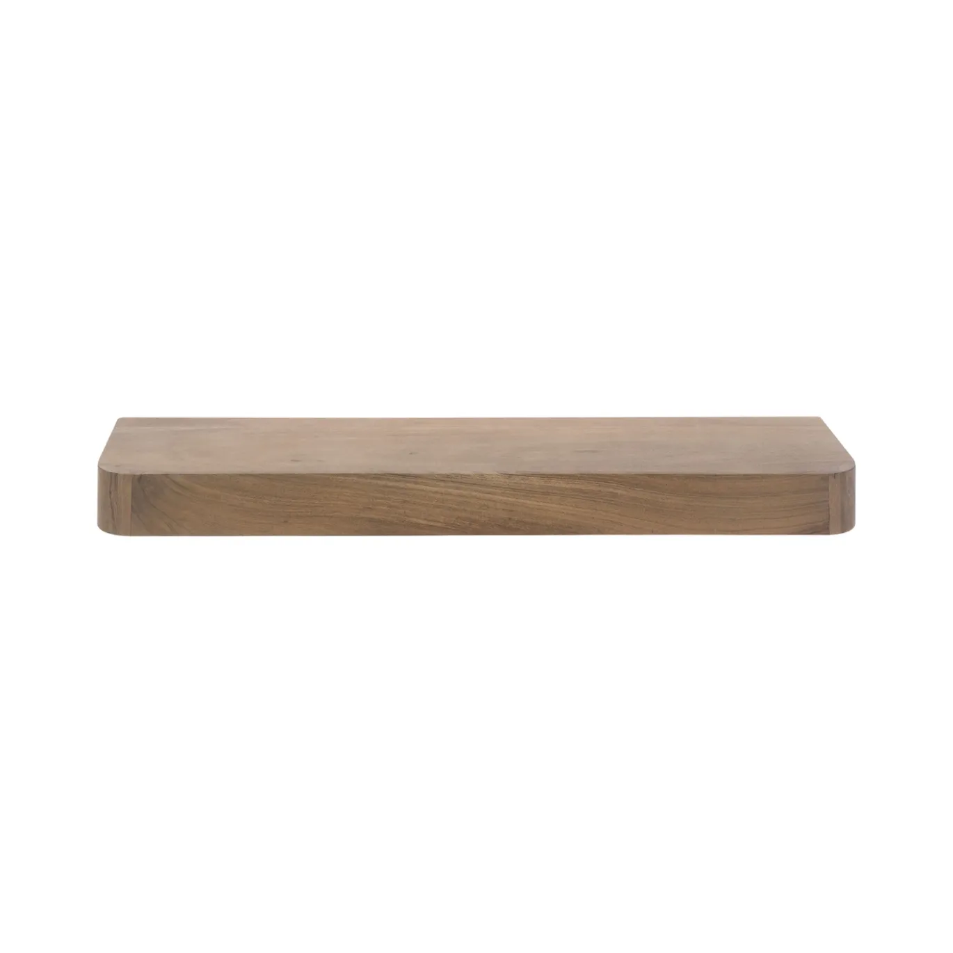 Wandplank Carve Acaciahout Bruin 100cm - Giga Meubel