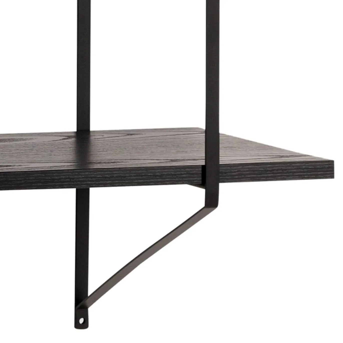Wandplank Snolla Melamine Zwart Ash 191cm - Giga Living