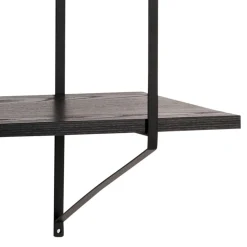 Wandplank Snolla Melamine Zwart Ash 191cm - Giga Living