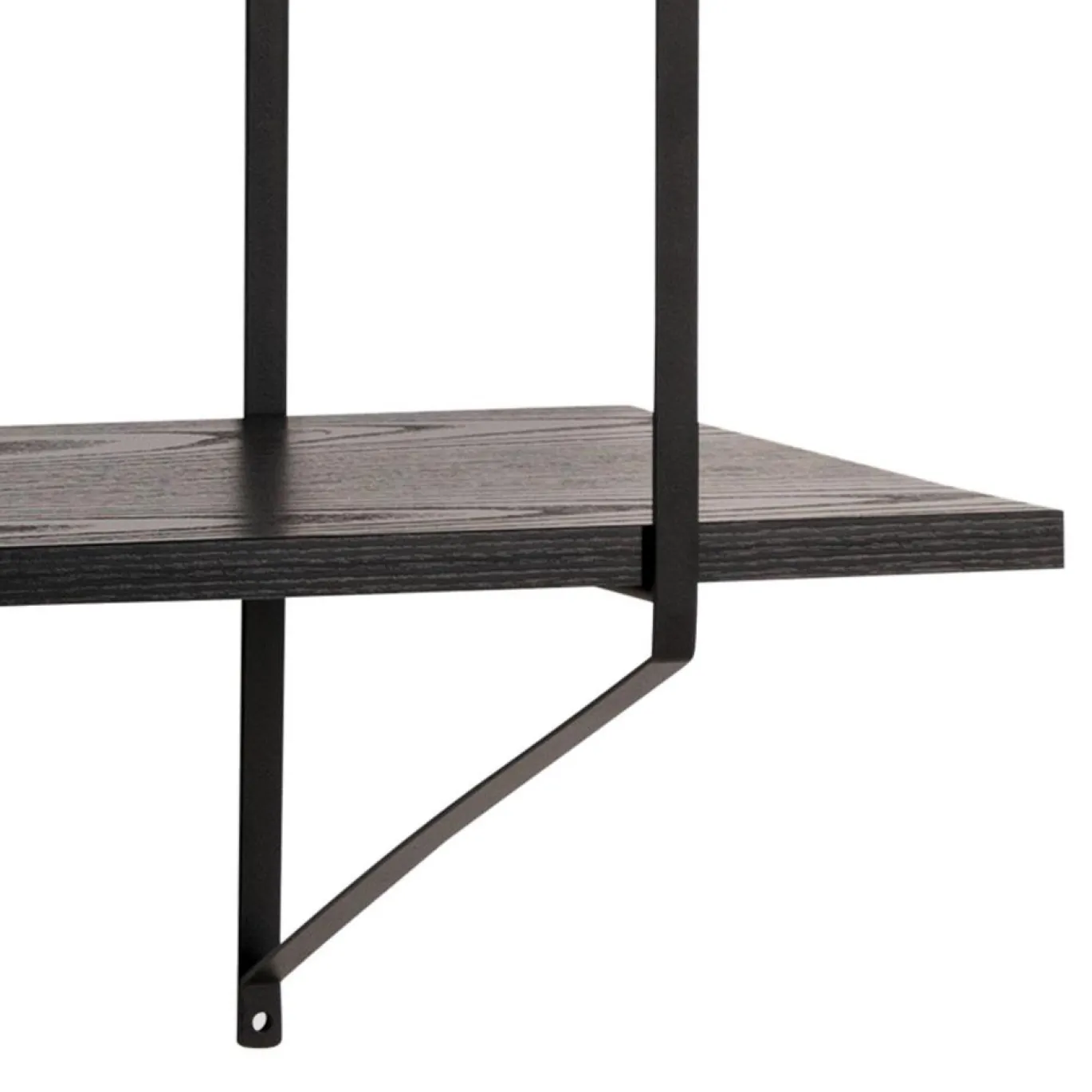 Wandplank Snolla Melamine Zwart Ash 191cm - Giga Living