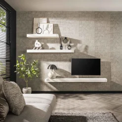 Wandplank Stone Marmer Composiet 100cm - Giga Meubel