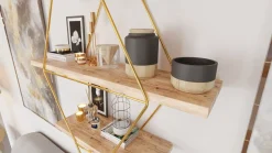 Wandschap Prizma Goud