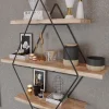 Wandschap Prizma Zwart