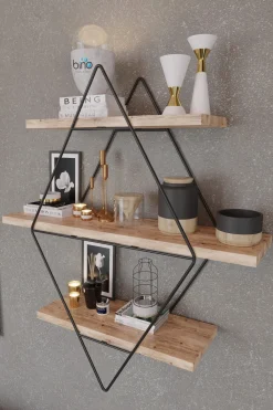 Wandschap Prizma Zwart