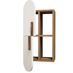 Wandschap Rose Wit