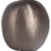 Woood Bal Rodeo Kussen Groot Metallic Koper Bruin
